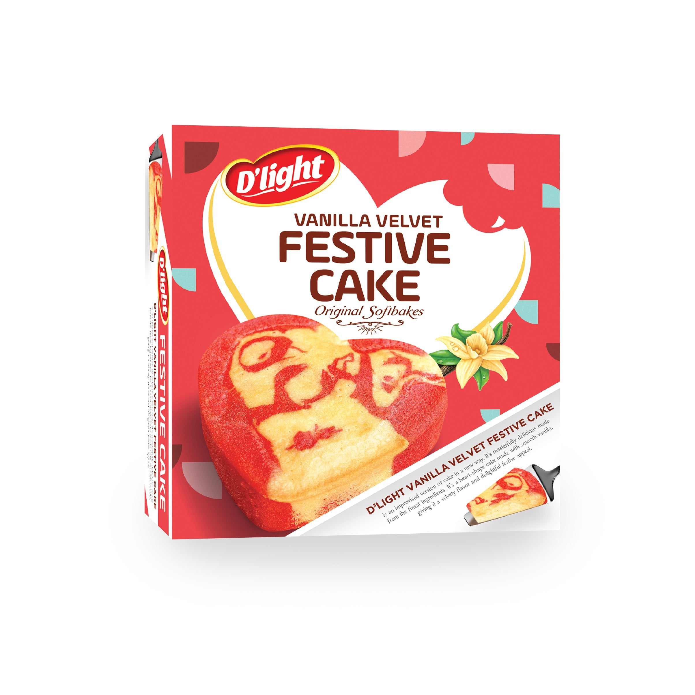 Vanilla Velvet Festive Cake Regular (120g)
